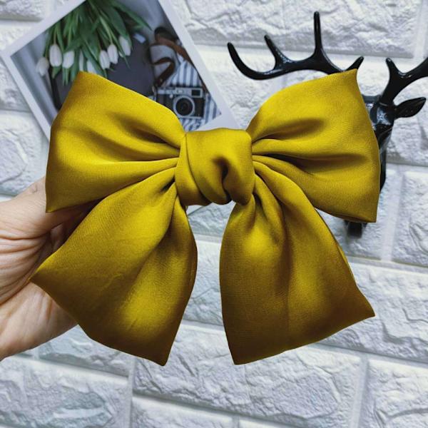 Rosett Hårnål Hårklämma GUL Yellow