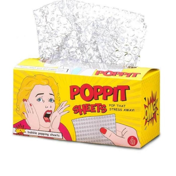 Poppit Sheets Legetøj Pinch Toy Bubble Paper Film