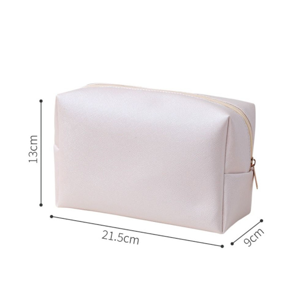 Make Up Taske Kosmetiktaske HVID L White L