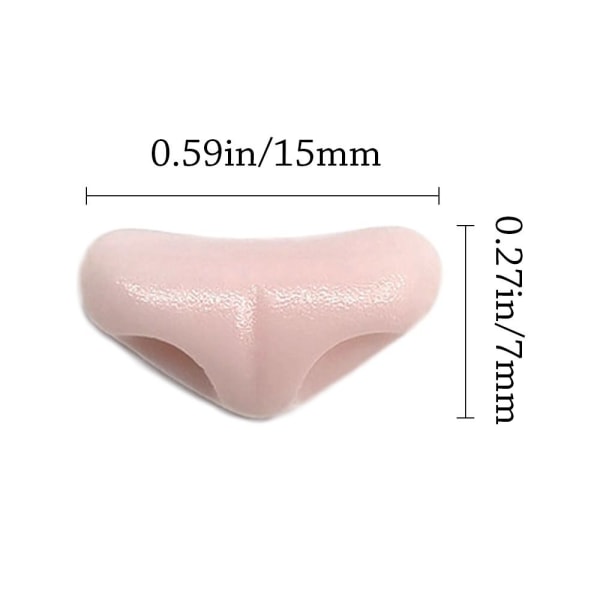 Kolmion nenän turvaosat PINK 15mm Pink 15mm