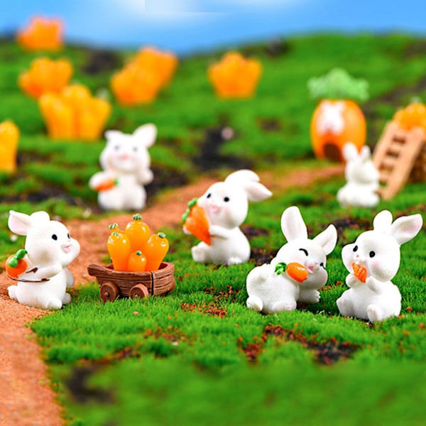 Miniatyyri kanin hahmo Sarjakuva pupupatsas 4 4 4
