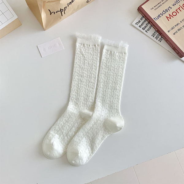 Spets Lolita strumpor Tunna Damstrumpor 03 03 03