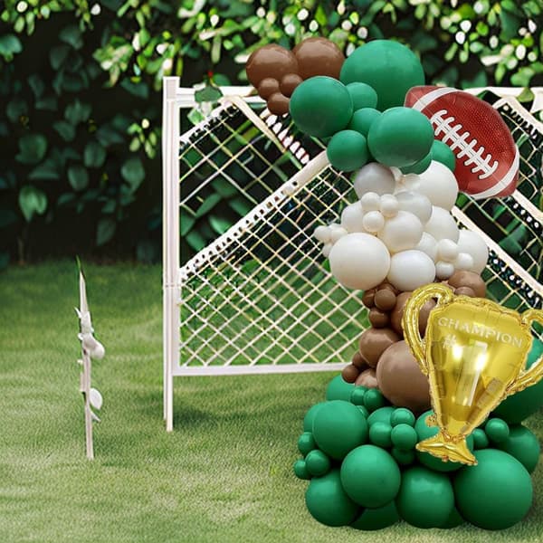 Fodbold Ballon Guirlande Sæt Bue Sæt