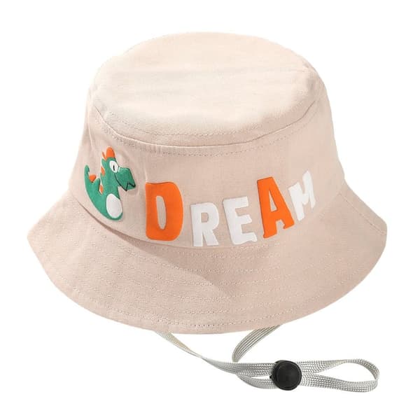 Bucket Hat Solhatt för Barn BEIGE Beige