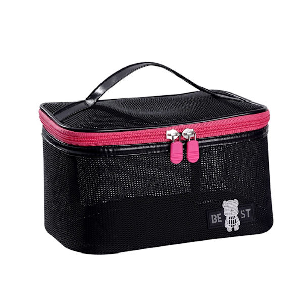 Mesh Taske Makeup Taske SORT black