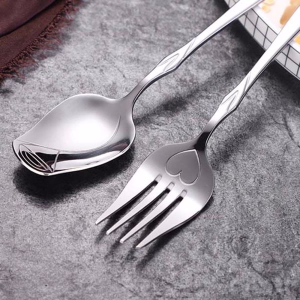 Kaffesked Fruktgaffel GULDGAFFEL Gold Fork-Fork