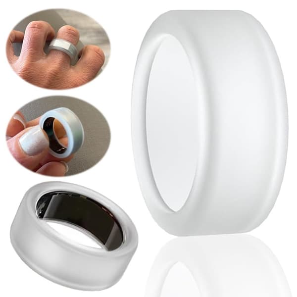 Silikon Ringbeskyttelse Smart Ring Beskyttelse SVART M Black M