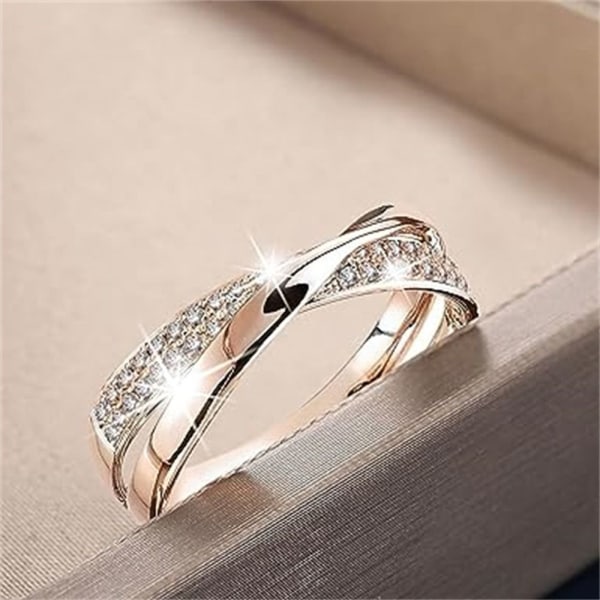 Forever Love Knot Promise Ring Jubileumsförlovningsring ROSE Rose Gold 5  88c7 | Rose Gold | 5 | Fyndiq