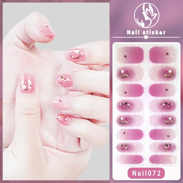 Franska Nageldekaler Nail Art Sticker 9 9 9