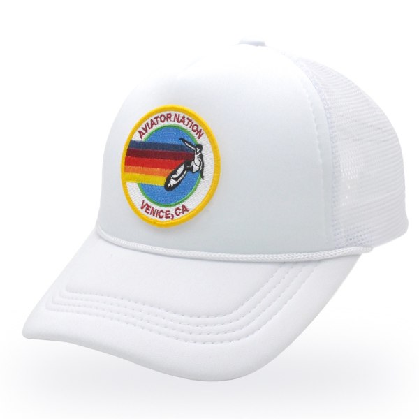 Trucker Hat baseball- cap VALKOINEN white