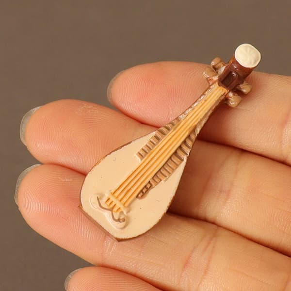 4 stk./sæt Dukkehus Klassisk Guitar Pipa Violin Simulation