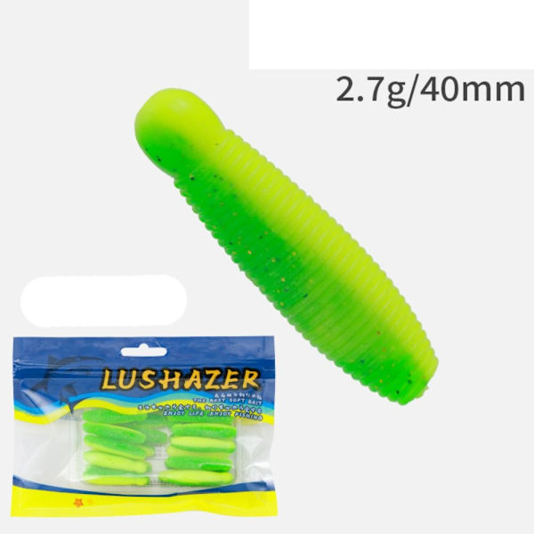 10/20 STK Fiske myke lokker Fiske Jig Lure GRØNN 2,7G 20STK green 2.7g 20pcs-2.7g 20pcs