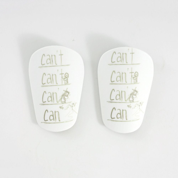 1 Pari Mini Shin Padit Jalkapallo Shin Guards XSWHITE VALKOINEN XSWhite