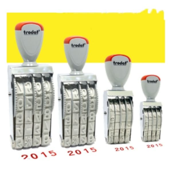 Nummerstempel Rollerstempler 7MM4 SIFFER 4 SIFFER 7mm4 digits