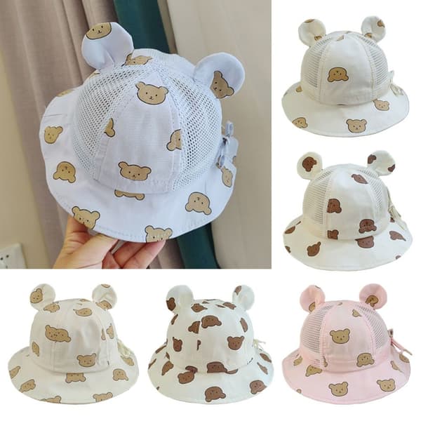 Baby Bøttehatt Barn Solhatt 2 2 2
