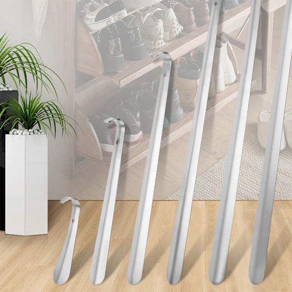 4 stk Skohorn Skobruker Boot Jack Silver 4 Pcs-4 Pcs