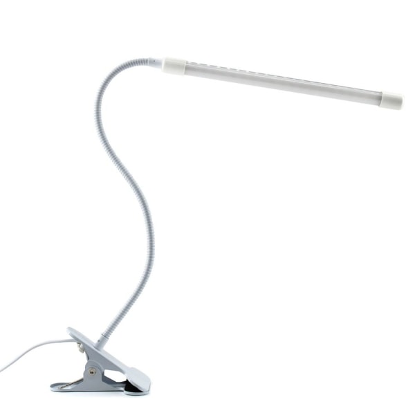 Pöytälamppu USB Clip Lamppu VALKOINEN white