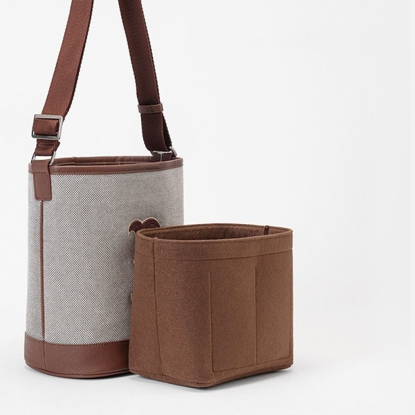 Bucket Bag Insert Bag Linner Bag BROWN 1 1 brown 1-1
