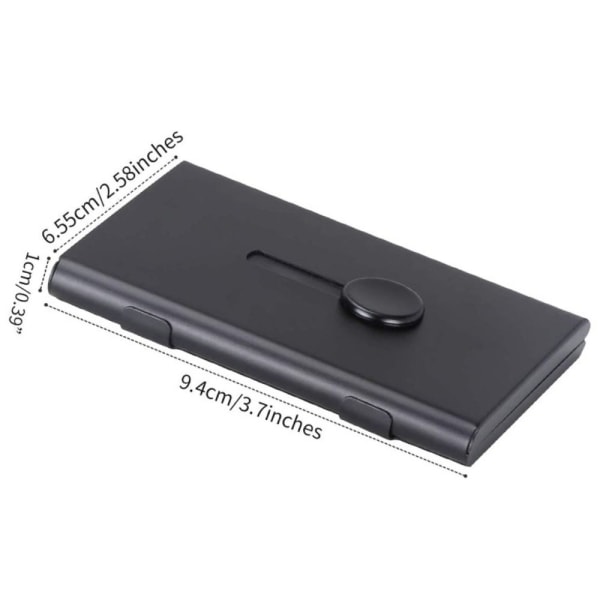 Visitkortetui Visitkortholder SORT black