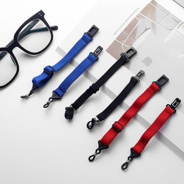Elastisk brillerem brillebåndholder RØD Red