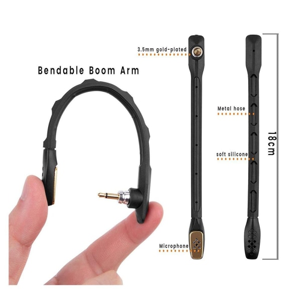 Headset Mic Spil Mic SORT black