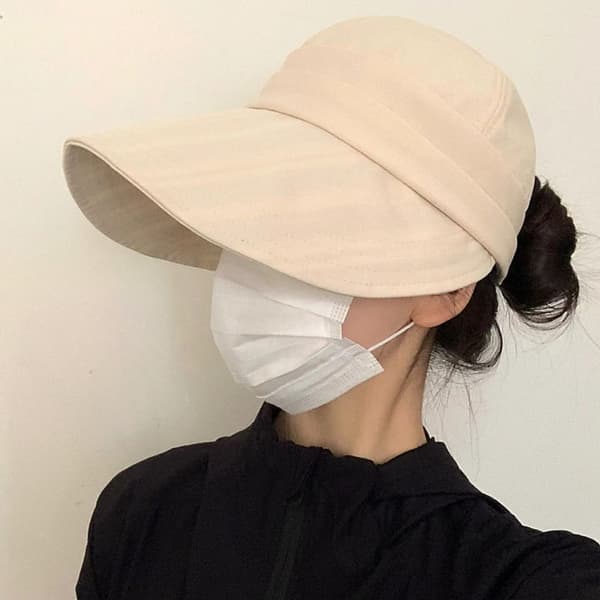 Solhatte til kvinder Baseball Caps KHAKI khaki