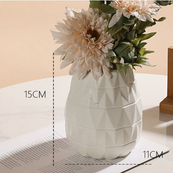 Blomvas Blomkruka VIT White