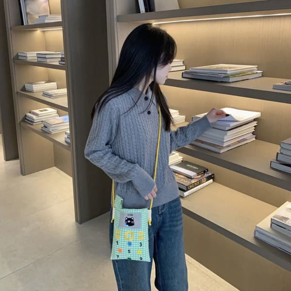 Crossbody tasker skuldertaske BLÅ blue