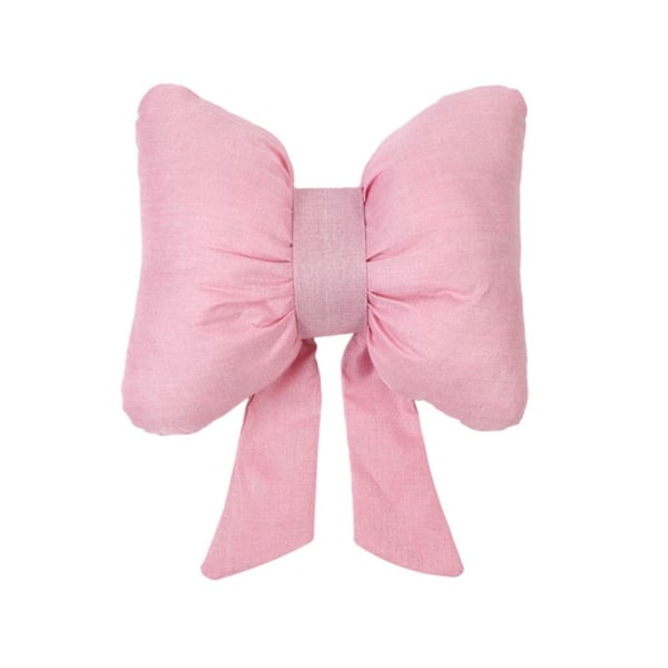 Auton niskatuen tyyny Bowknot kaulatyyny PINK NISKAN TYYNY pink Headrest Pillow-Headrest Pillow