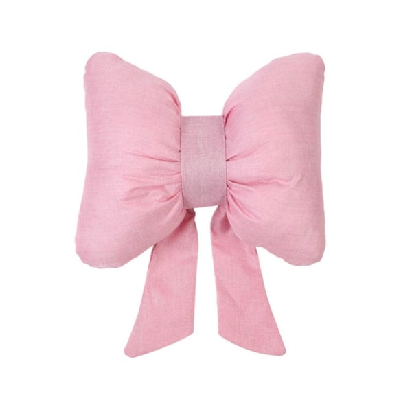 Bil Nakkestøtte Pude Bowknot Nakkepude PINK NAkkestøttepude pink Headrest Pillow-Headrest Pillow