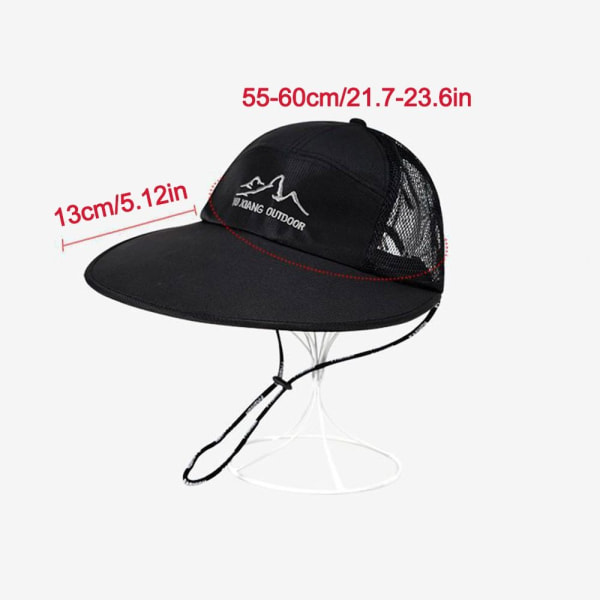 Mountain Mesh Cap Peaked Cap MUSTA Black