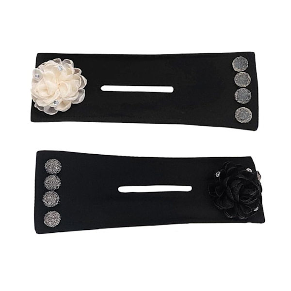 Hårbulle Maker Blomma Hårklämma SVART black