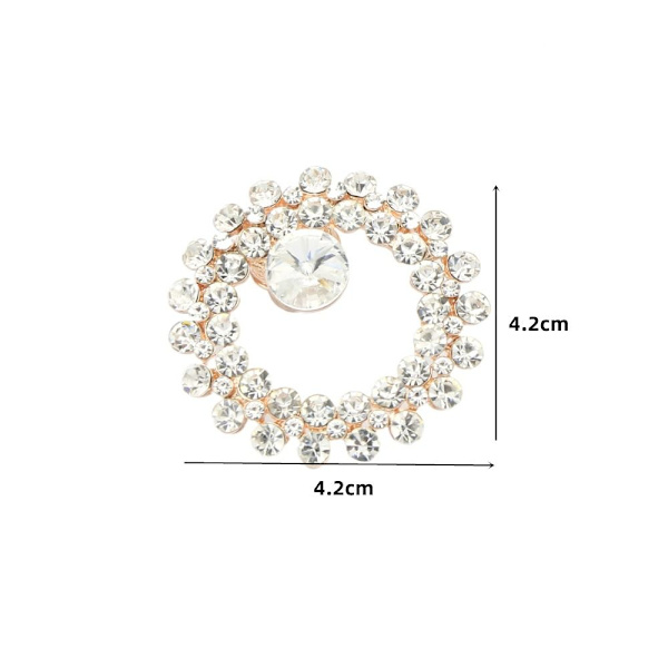 2 stk Skodekorasjoner Klipp Glansfulle Klipp HVIT S0139 S0139 white S0139-S0139