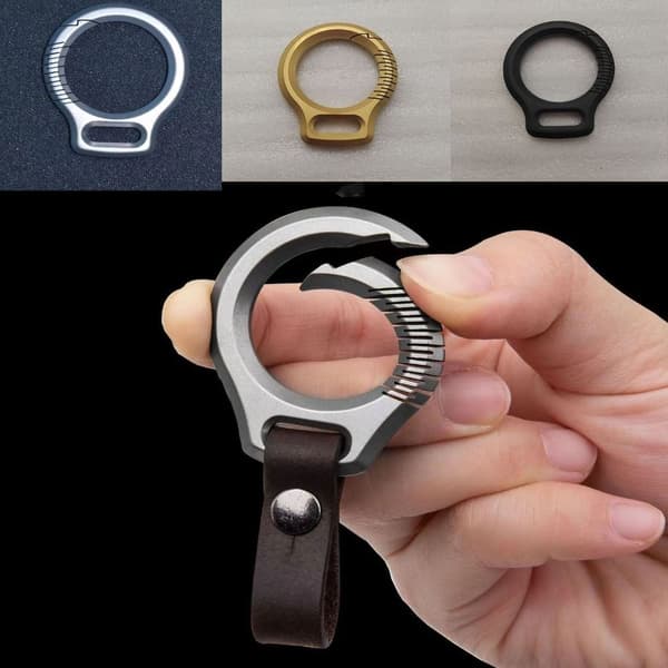 Nøgleringe Titanium Alloy KeyRings 3 3 3