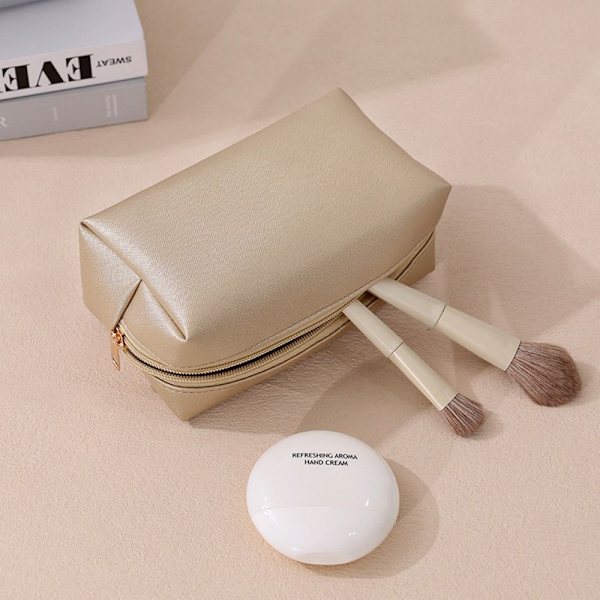Make Up Taske Kosmetiktaske HVID L White L