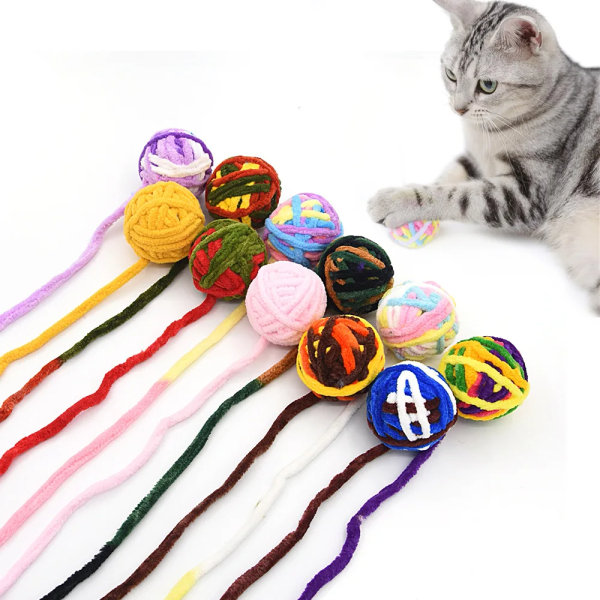 Pet Cat Toys Lekeballer 3 3 3