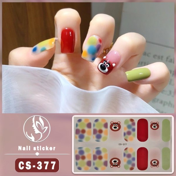 Franska Nageldekaler Nail Art Sticker 1 1 1