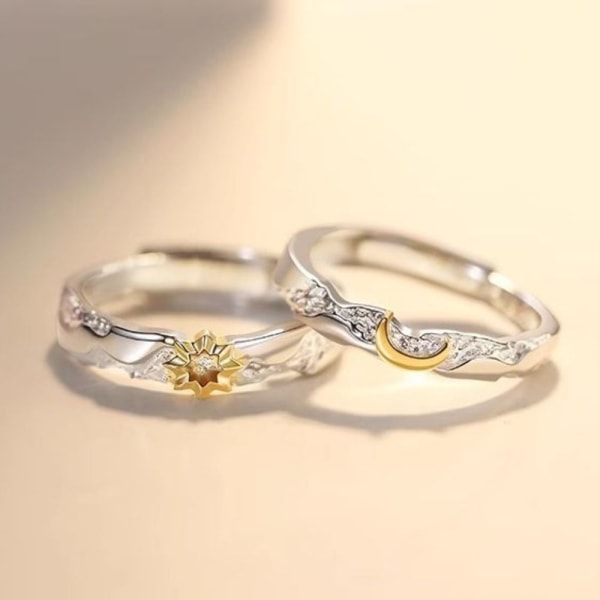 Couple Rings Hopeoitu Sormuspari A PAIR A PAIR a pair