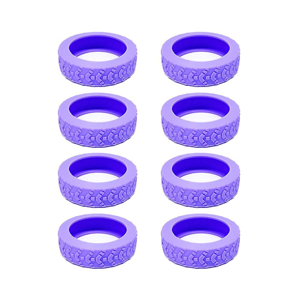 8 kpl Matkalaukun Pyörän Suojukset, Matkalaukun Pyörän Suoja, PURPPURA Purple