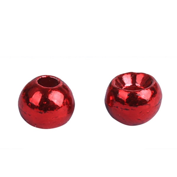 Tungsten Beads Fluebindingsmateriale 2,0MMMETALLISK RØD METALLRØD 2.0mmMetallic red