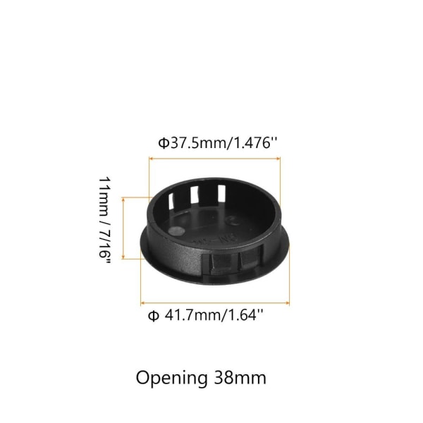 26stk Hulpropper Knockout Låsepropper GRÅ 26STK Gray 26Pcs