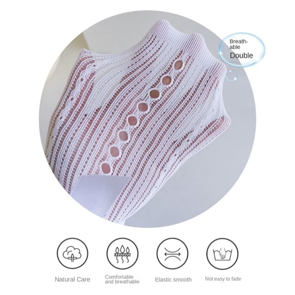 Sløjfe Sokker Mesh Strømper SORT black