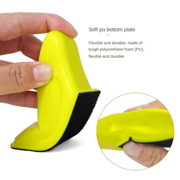 Micro Sander Kit Wet Dry Sandpapir Håndslibeblok