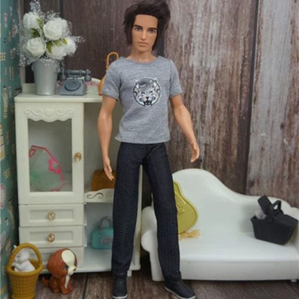 Miesten nukke T-paita Doll Pants 8 8 8