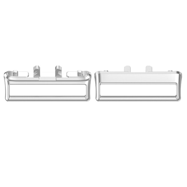 2 stk remadapter urbåndsstik SØLV B B Silver B-B