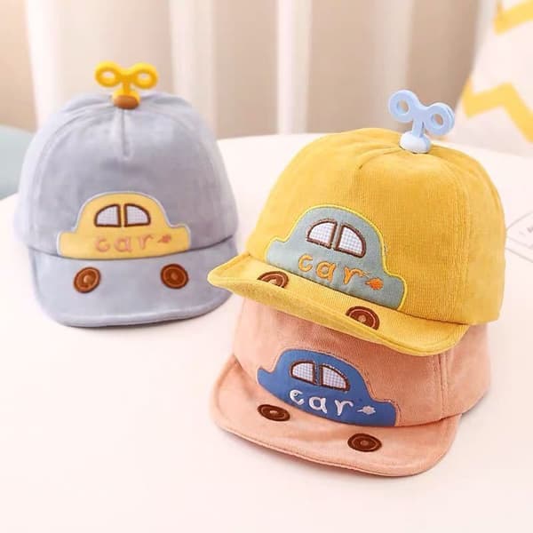 Baby Baseball Keps Barn Solhattar BLÅ B B BLUE B-B