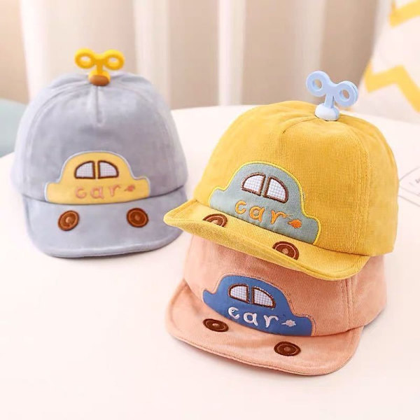 Baby cap Barnsolhattar RÖD AA RED A-A