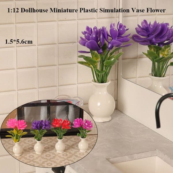 Dockskåp Miniatyr Plast Simuleringsvas 1 1 1