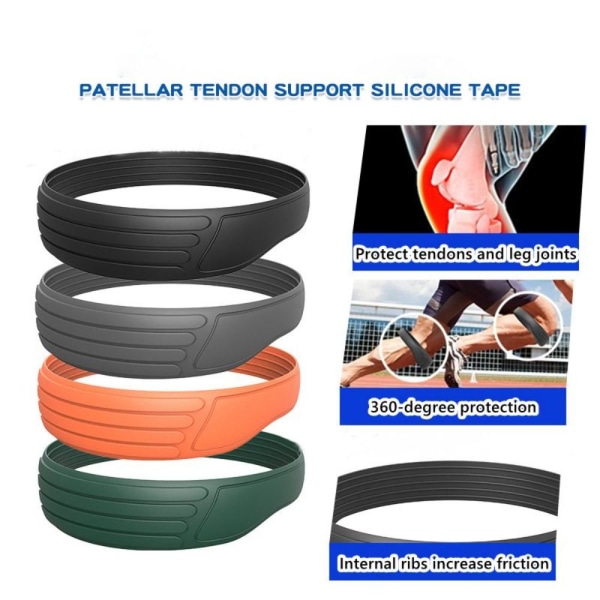 Patella Sene Knæ Straps Patella Knæ Strap GRØN Green