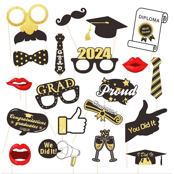 Valmistuminen Rekvisiitta Valmistuminen Photo Props Photo Booth Props